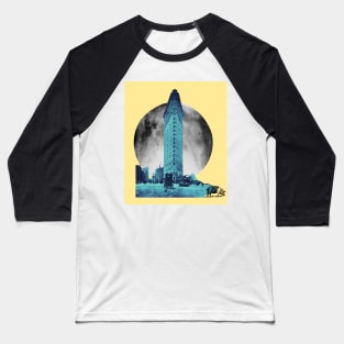 Nightfall aesthetic in the Flatiron building Baseball T-Shirt